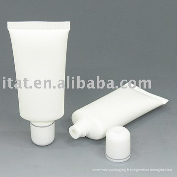 Tube en plastique laminé en forme ovale sur mesure Tube noir blanc